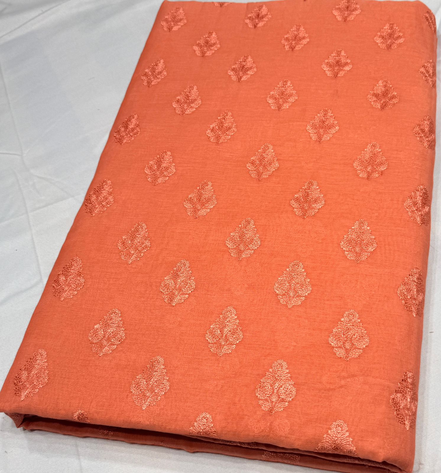 Mul-Chanderi-Orange