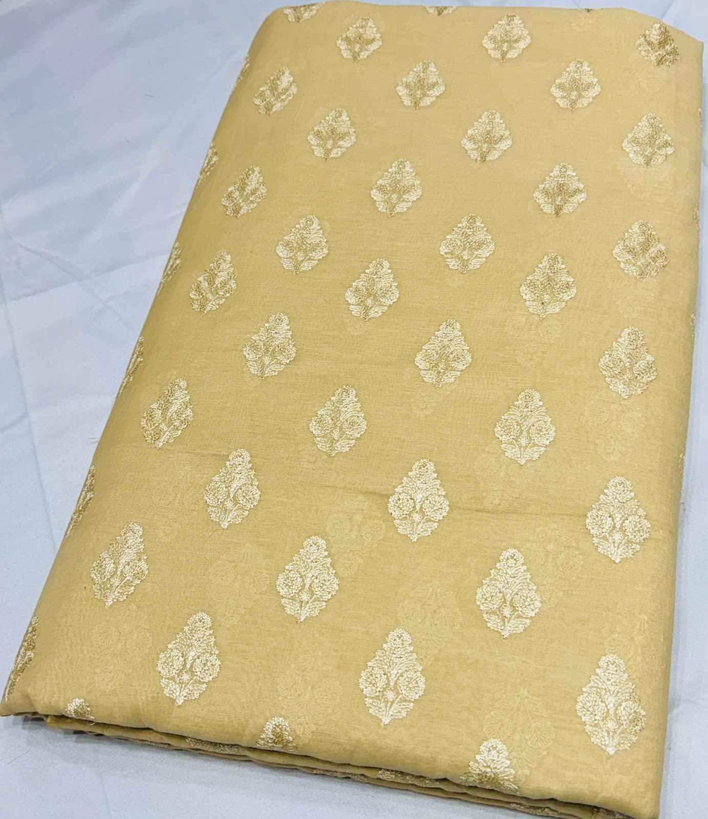 Mul-Chanderi-Yellow