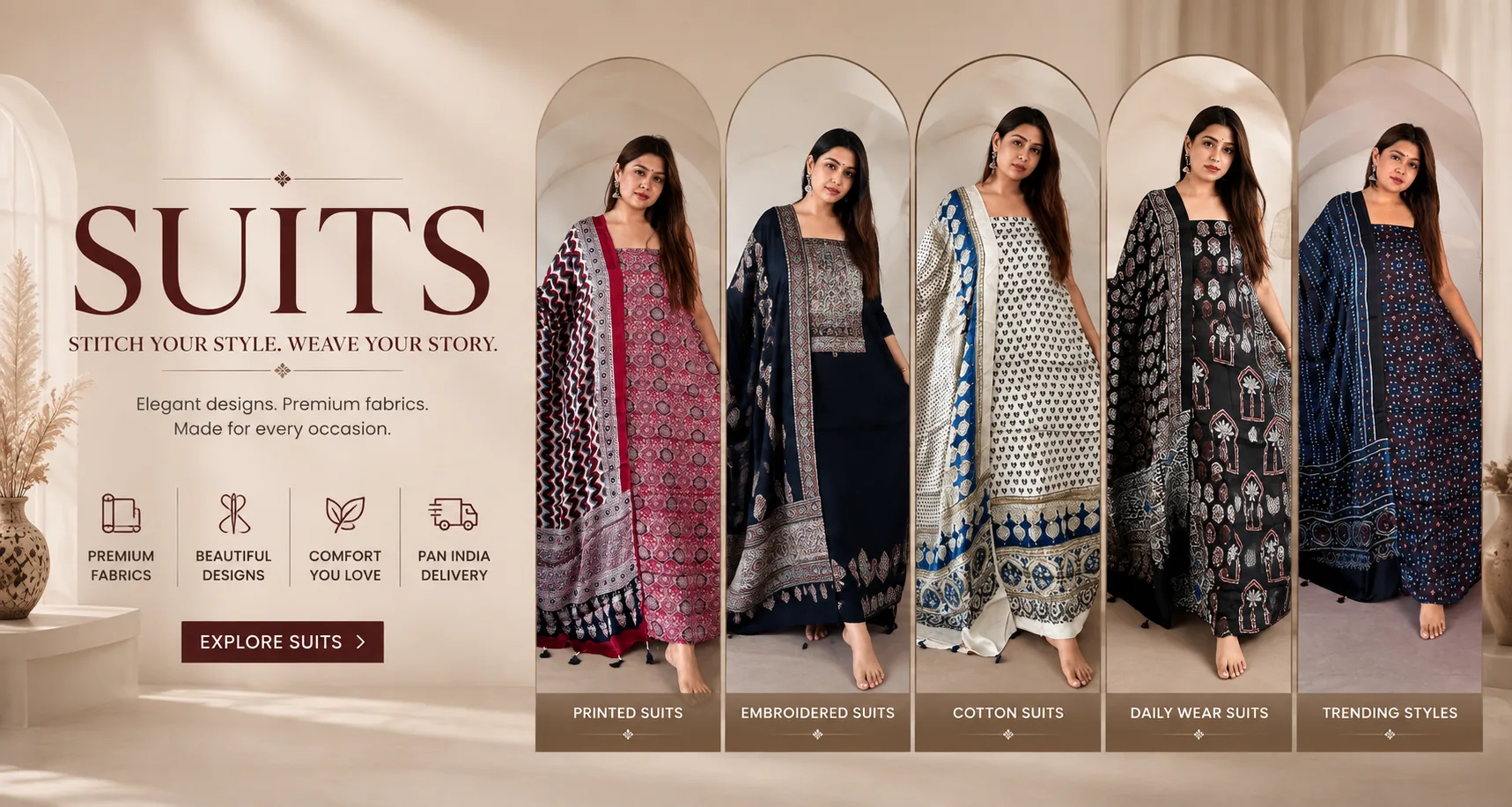 Suits Collection — Stitch Your Style, Weave Your Story
