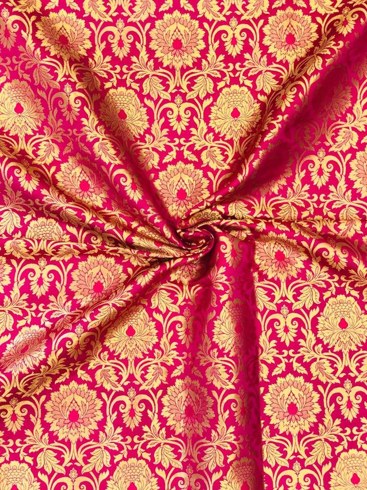 Kimkhaab Brocade Banarasi Pink
