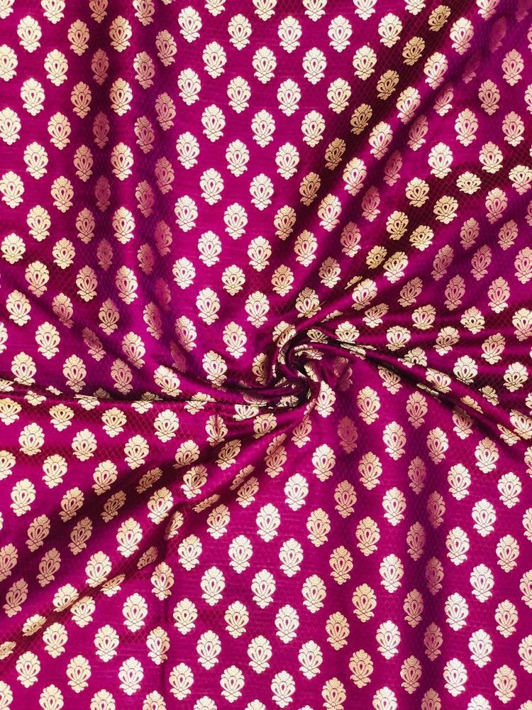 Silk Brocade Banarasi Magenta