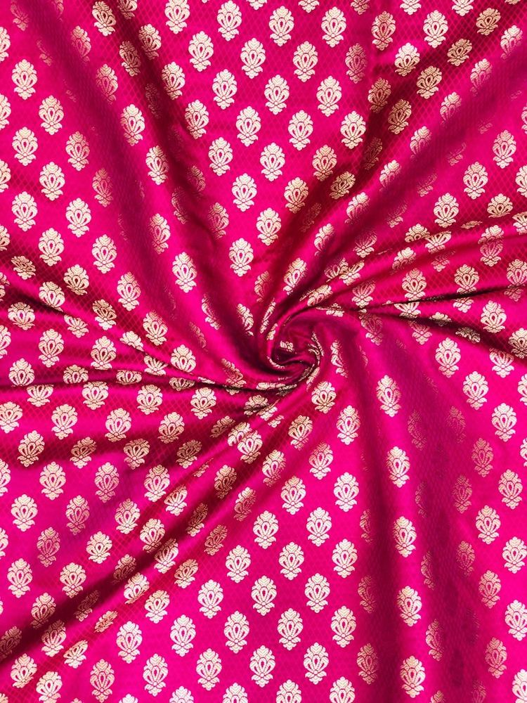 Silk Brocade Banarasi Pink