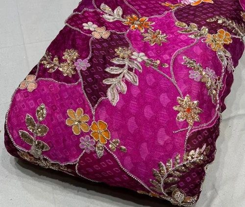 Magenta-Chinon-Zari-Embroidery