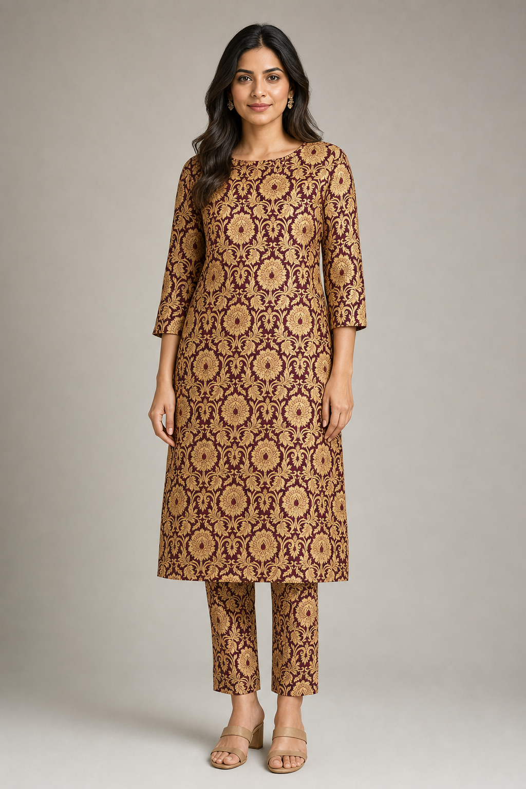 Kimkhaab Brocade Banarasi Maroon