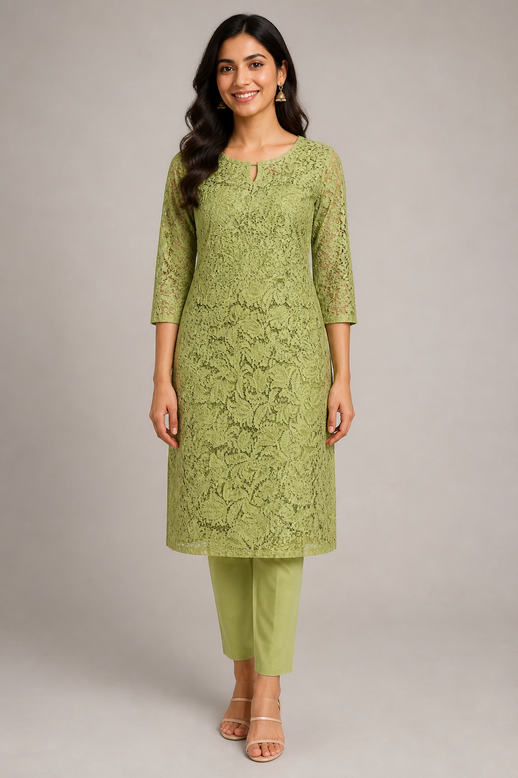 Olive-Chantilly-Net-Embroidery