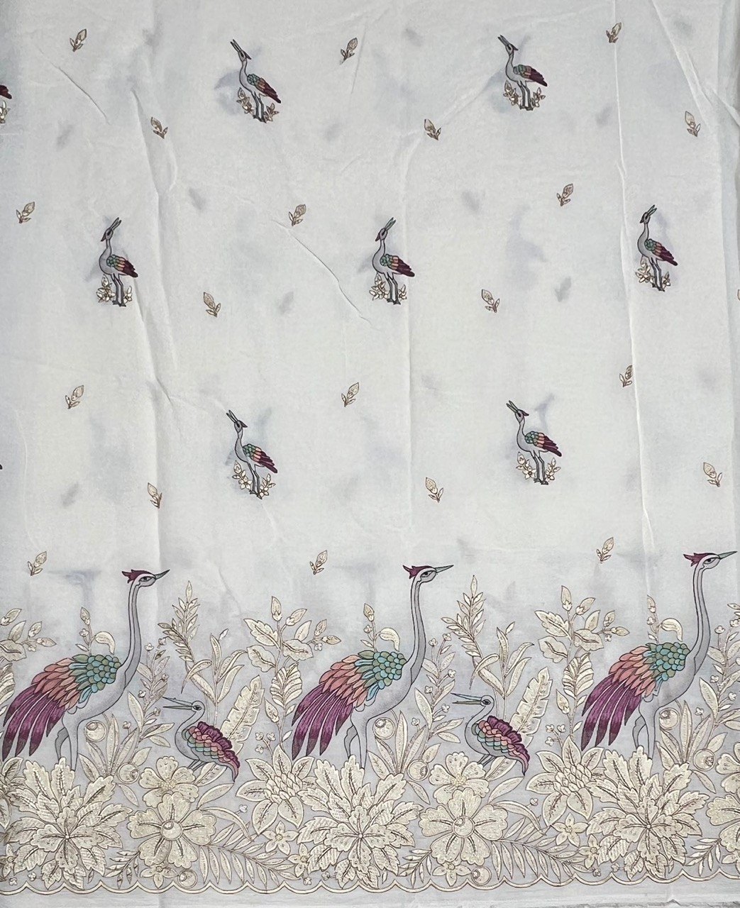 Cotton Thread Zari Embroidery 029